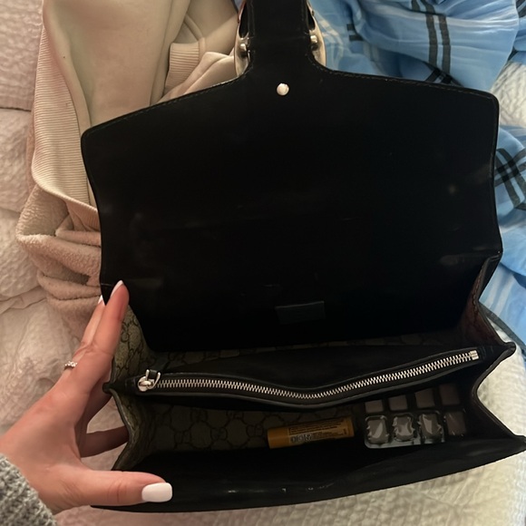 Gucci Dionysus Shoulder Bag GG Supreme Small Taupe amazing condition- authentic - Picture 6 of 6